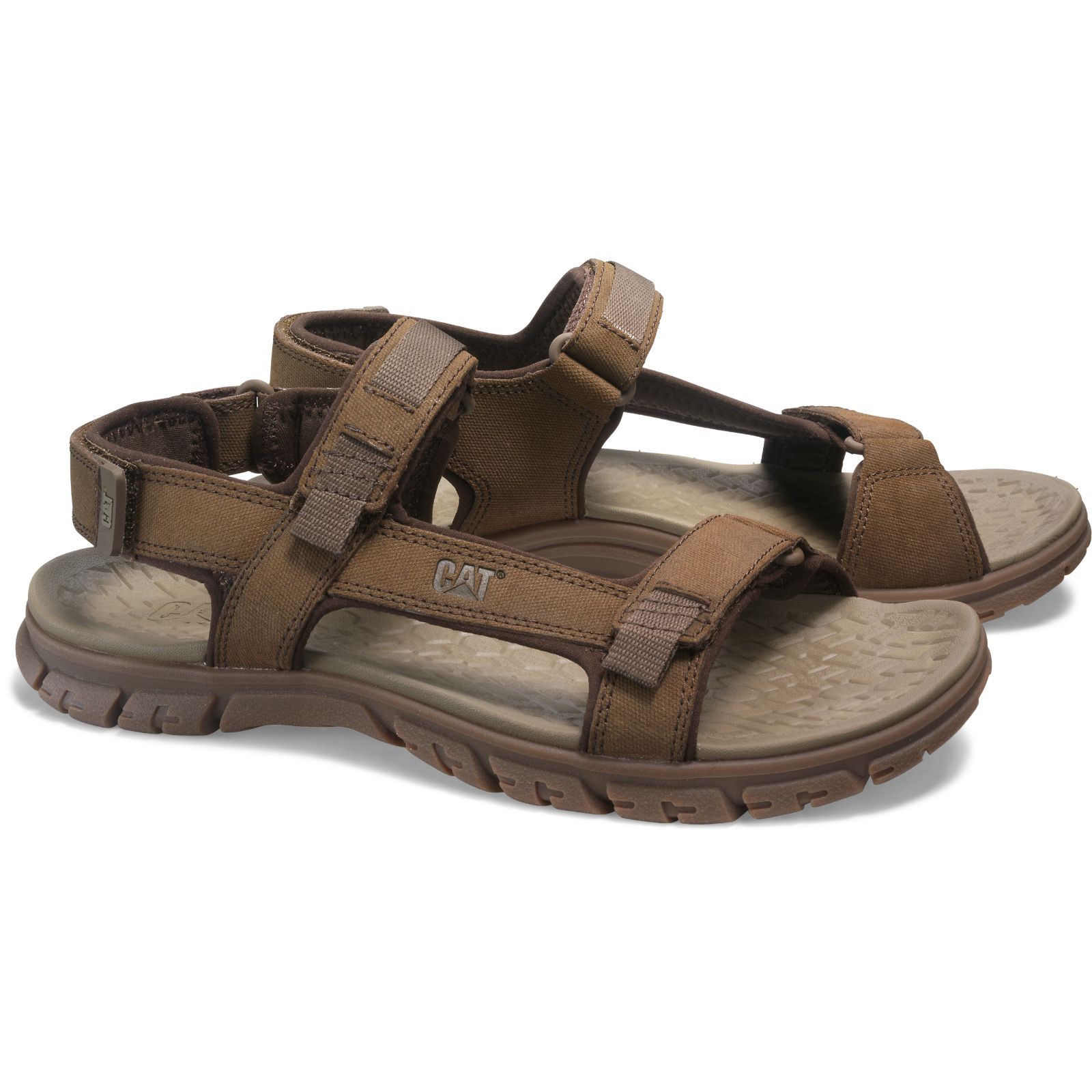 Caterpillar Shoes Karachi - Caterpillar Atchison Mens Sandals Brown (148962-AQC)